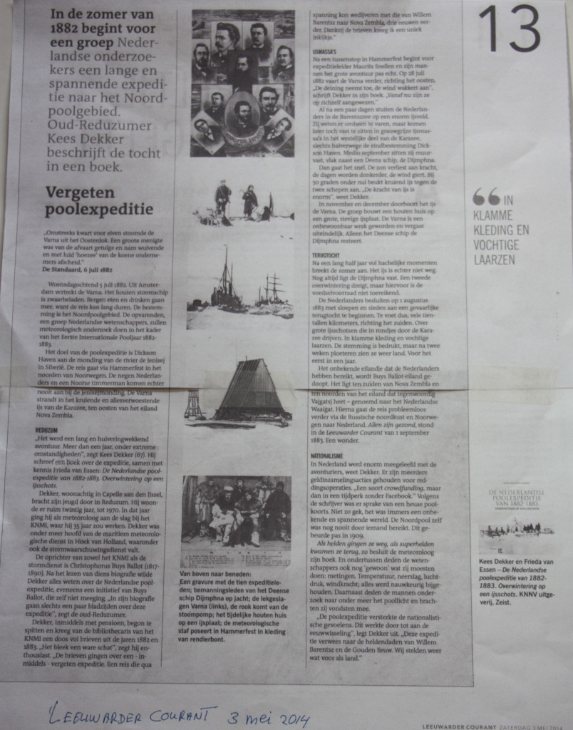 Leeuwarder Courant 3 mei 2014-1